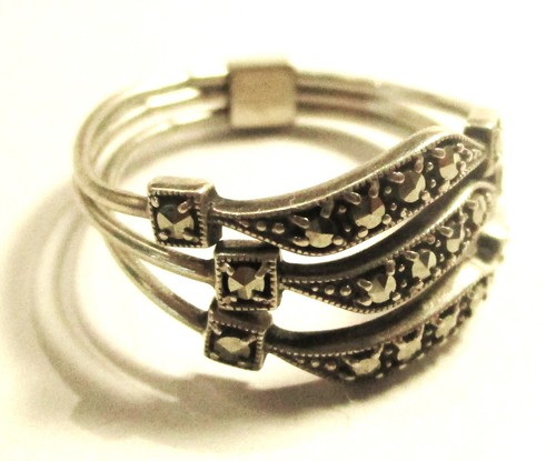 Sterling silver three strand - silver,