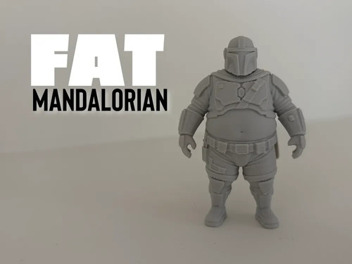 Fat mandalorian star wars - **fat,