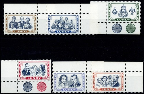 Lundy island 1977 qeii - gb,