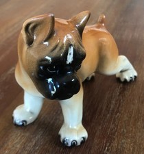 HOUSEHOLD, VINTAGE CHINA BULLDOG ORNAMENT.