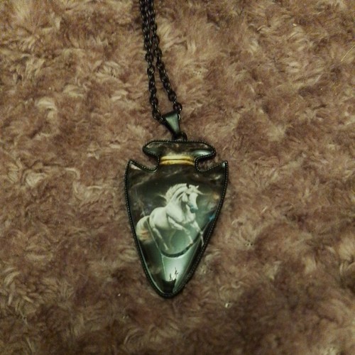 Horse spear head pendant - head,
