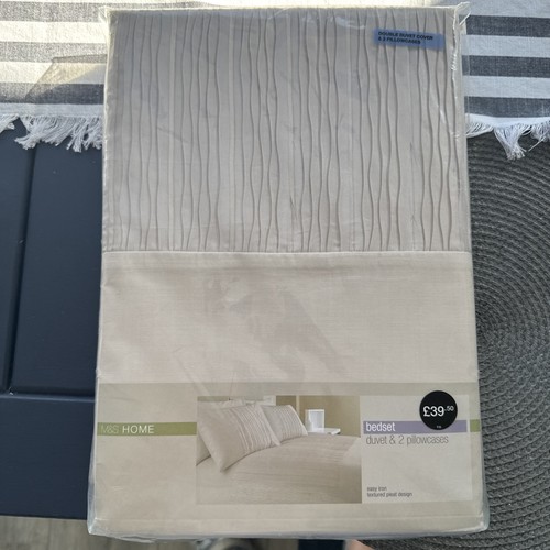 Marks spencer bedset cream - bedset,