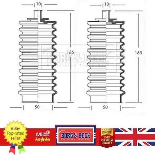 Steering rack boot - steering, austin