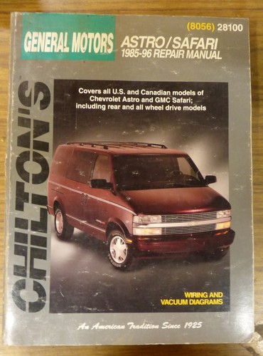 Chilton astro safari repair - gm,