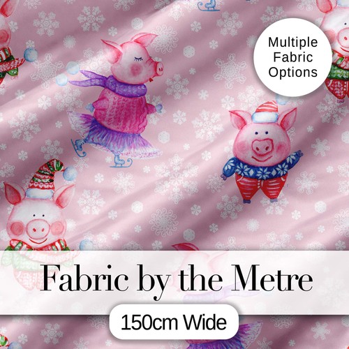 Cute winter pig snowflake - cute,
