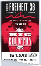 Big Country Ticket 1993 Tour -