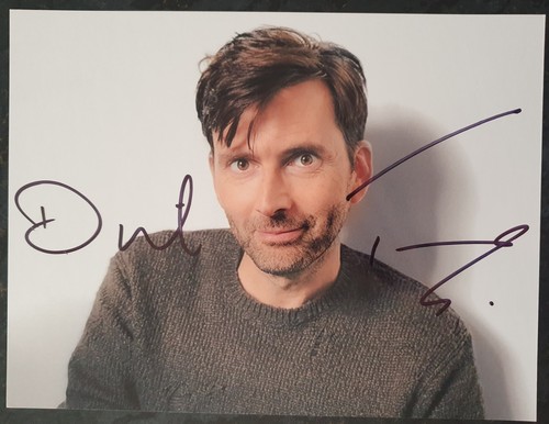 David tennant signed 8x6 - tennant,