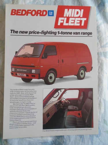 Bedford midi fleet - fleet, van