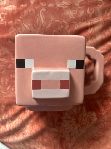 Minecraft pig mug - pig,