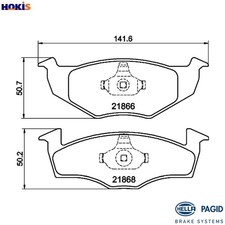 BRAKE PAD SET DISC BRAKE 8DB