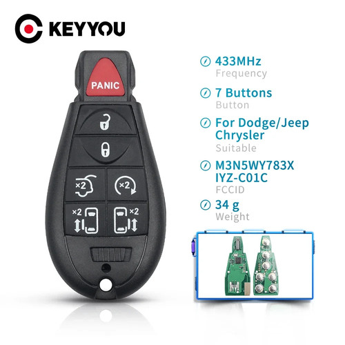 Keyyou buttons car - 7, 6+1