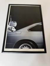 FRAMED Original E31 BMW 850i Coupe Magazine Picture Poster Man Cave Wall Art