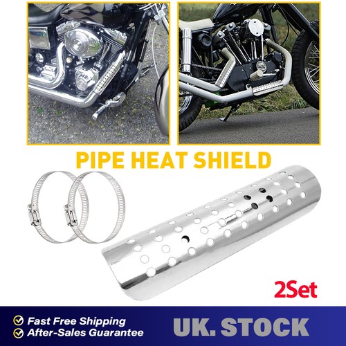 Motorcycle exhaust muffler - 2x,