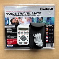 Voice Travel Mate Talking Electronic Language Guide Translation 12 Languages