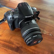 Sony Alpha a330 and box, bag