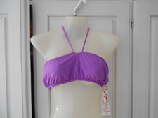 BNWOT Pacific Republic (Pull & Bear) Purple Halterneck Bikini Top - M/28/UK10