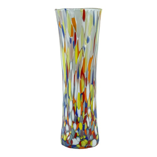 Murano glass vase multi - glass,
