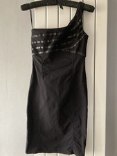 Ladies Clothing Size 8 Black Off The Shoulder Bodycon Dress By Jane Norman ?