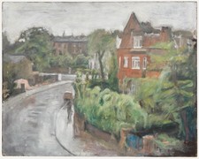 George Weissbort (1928-2013) - 20th Century Oil, The Canal Lock