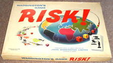 VINTAGE Risk Board Game Waddingtons Original War Strategy 1960s COMPLETE RETRO