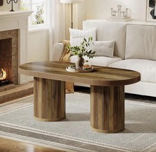 Oval Fluted Coffee Table