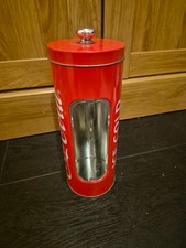 Vintage Coca Cola Coke Straw Dispenser Plastic Window No Straws 