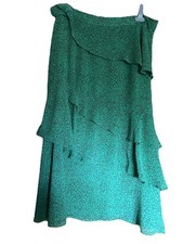 Whistles Green Floral Skirt