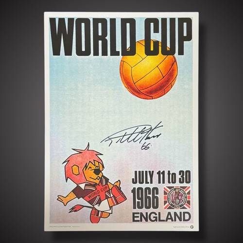 Sir geoff hurst signed - sir, world