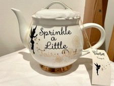 Disney Tinkerbell White Teapot