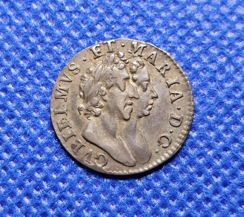 1689 maundy threepence - 1689, william