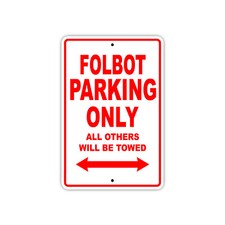 Folbot Parking Only Boat Ship