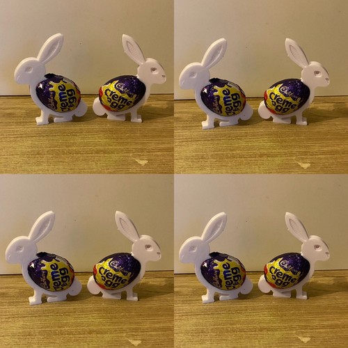 Large easter egg bunny holder - easter,