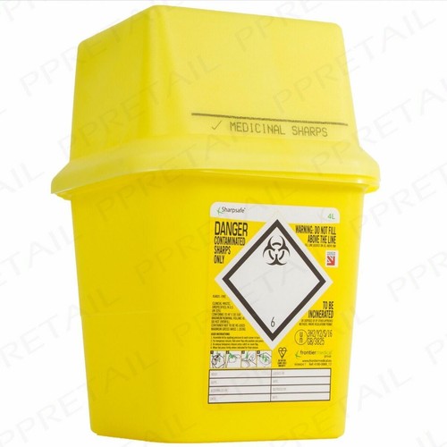 Xlarge medical sharps bin - 4l,