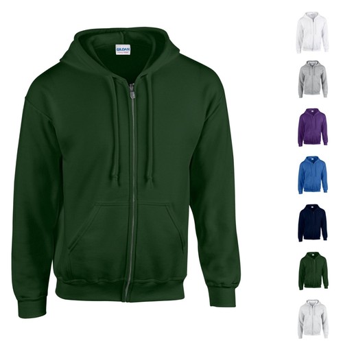 Gildan full zip hoodie soft - zip,