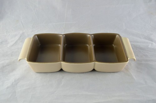 Poole pottery twintone sepia - pottery,
