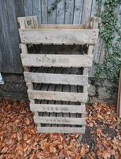 Wooden Crates x10 Potatoe Vintage Storage Kitchen Drawers Drying Vegetable Fruit