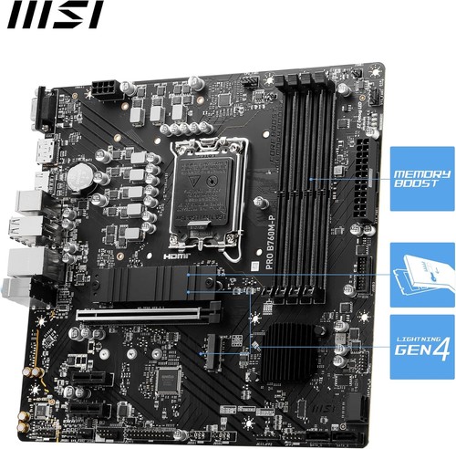 Msi pro b760m - b760m-p, motherboard