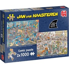 Jan Van Haasteren DIY Shop & Renovation Project 2 x 1000 Piece Jigsaw Puzzles