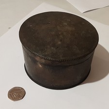 Antique Tin. Possibly tobacco. Mystery?