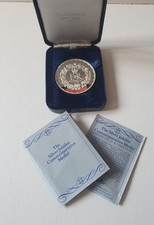 1977 Silver Jubilee Commemorative Medal Sterling Silver John Pinches Boxed COA