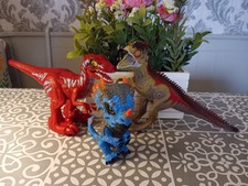 Dinosaur  Figure Bundle Gigantosaurus Zuru Interactive Walking Raptor Fingerling