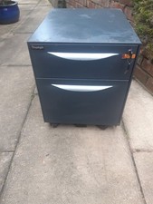 Small Metal 2 Drawer Filing Cabinet