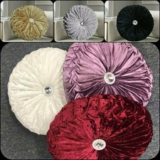 New Soft Crushed Velvet Round