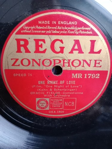 Gracie fields one - one, night
