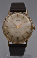 Enicar ultrasoinic automatic gold plated gents watch 33Jewels