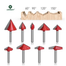 6mm Shank V Groove Router Bit Carbide 60/90/120/150 Degree Woodworking Cutter