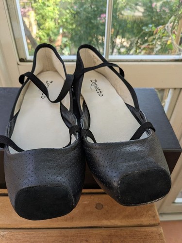 Rare repetto black leather - black,