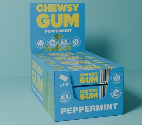 12x chewsy peppermint - chewsy,