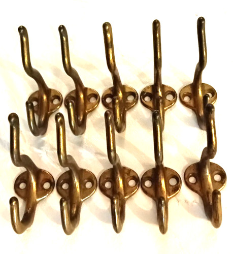 Vintage metal coat hangers - 10,
