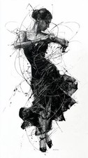 Dynamic Dance Illustration -